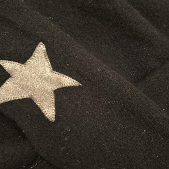 Zadig and Voltaire CiCi with patch black cashmere pullover sweater - Picture 11 of 12